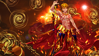 Gilgamesh, Babylon's Gate, Gilgamesh (Fate Series), Archer (Fate/Stay Night), Anime, Fate/Stay Night: Unlimited Blade Works HD wallpaper