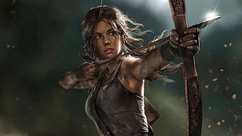 Lauren Cohan As Lara Croft The Tomb Raider, lara-croft, tomb-raider, games HD wallpaper