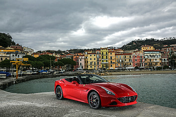 Ferrari, Cars, Side View, California HD wallpaper