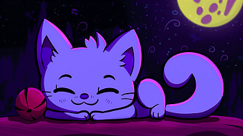 Playful CatNap Under the Moon – Your !, video game, Poppy Playtime, CatNap (Poppy Playtime) HD wallpaper
