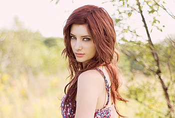 Susan Coffey, beautiful girl, eyes, red hair, beautiful, people, celebrity, face, nature, redhead, models, lovely, look HD wallpaper