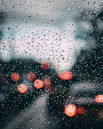 Drops, Macro, Wet, Surface, Glass HD phone wallpaper