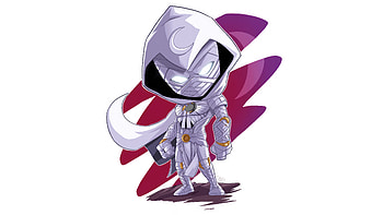 Moon Knight Heroic Reflection, moon-knight, tv-shows, superheroes, artwork, digital-art, deviantart HD wallpaper