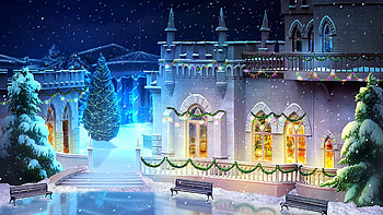 merry xmas, winter, holidays, seasons, houses, lights, snow, christmas, cool, new year HD wallpaper