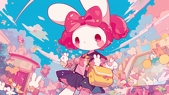 My Melody : A Charming Anime Adventure, Anime, sanrio, Onegai My Melody, My Melody (Onegai My Melody) HD wallpaper