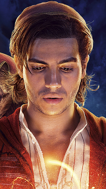 Aladdin 2019, Jasmine, Abu HD phone wallpaper