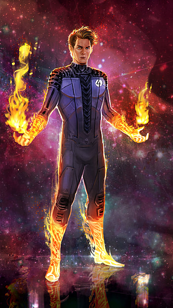 Johnny Storm, Human Torch, Fan cast, Movies HD phone wallpaper