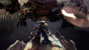 Warhammer 40k Space Marine Ultramarines, warhammer-40000-dawn-of-war-iii, games, pc-games HD wallpaper