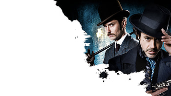 Robert Downey Jr., Dashing detective, Mysterious backdrop, Action-packed HD wallpaper