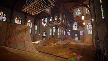 Cathedral Skatepark — Skate, video game, Skate. (Game), skate park HD wallpaper
