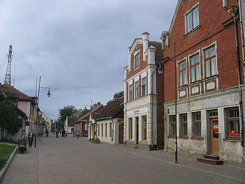 Kuldīga, Latvia, latvia, town, street, kuldiga, kurland HD wallpaper