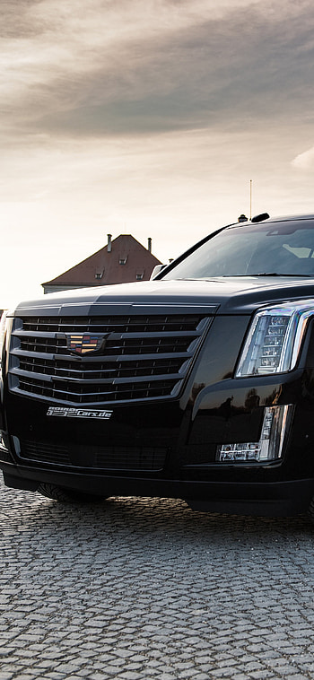 General Motors, Geiger Cadillac Escalade, Black edition, Exclusive luxury HD phone wallpaper