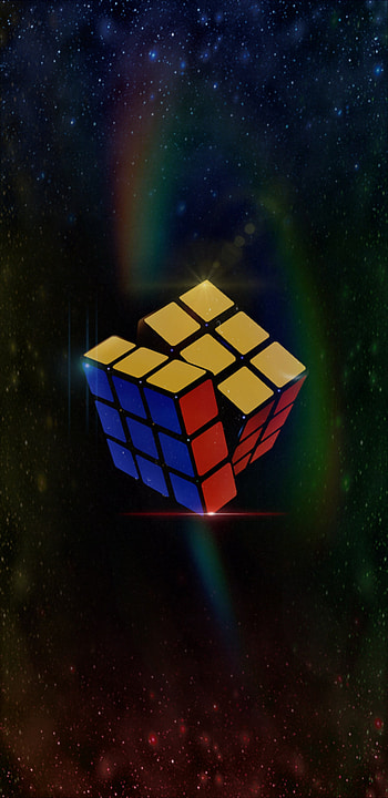 Rubik's cube, symmetry, games HD phone wallpaper