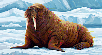 Majestic Walrus in Stunning Ultra, walrus, ice, arctic, Wildlife HD wallpaper