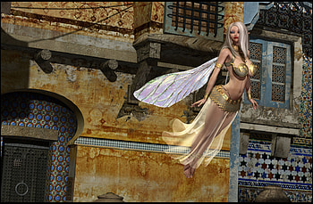 Fairy, beautiful, fantasy, 3d HD wallpaper
