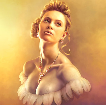 Timeless Beauty, blonde, art, girl, digital art, beauty, fantasy, cg, pretty, face, lips, eye HD wallpaper