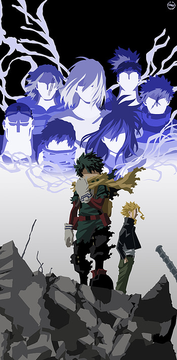 My Hero Academia Anime — Izuku Midoriya & All Might: Heroic Legacy, All Might, Izuku Midoriya, Anime, My Hero Academia HD phone wallpaper
