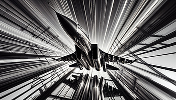 Dynamic Jet Fighter in Stunning Ultra, jet fighter, jet, aircraft, Black & White, motion HD wallpaper