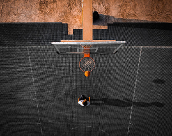 Sports, Basketball, View From Above, Ball, Basketball Hoop, Basketball Ring HD wallpaper