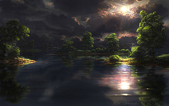 Nature, Sun, Clouds, Shine, Light, Rays, Beams, Darkness HD wallpaper