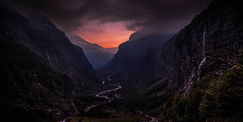 Valley Mountain France, mountains, nature, france HD wallpaper