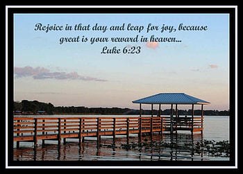 Rejoice, scripture, pier, verse, christian, dock, water, lake HD wallpaper
