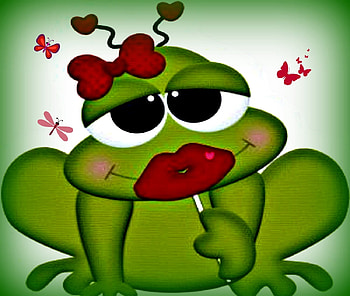 Where Is My Prince, Cartoons, Abstract, Art, Butterflies, Digital, Frogs HD wallpaper