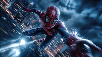 Spider Man Red And Blue Legend, spiderman, superheroes, artwork, art, digital-art, ai HD wallpaper