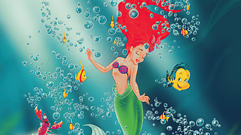Ariel, The Little Mermaid, Poster HD wallpaper