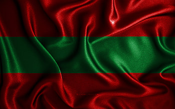 Tungurahua flag, , silk wavy flags, ecuadorian provinces, Day of Tungurahua, fabric flags, Flag of Tungurahua, 3D art, Tungurahua, Provinces of Ecuador, Tungurahua 3D flag, Ecuador HD wallpaper