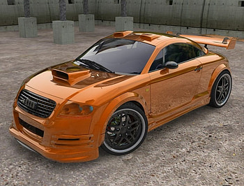 Audi TT, tuning, digiart, car, tt, audi HD wallpaper