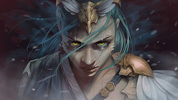 Powerful Gaze, fantasy, artist, artwork, digital-art, artstation HD wallpaper