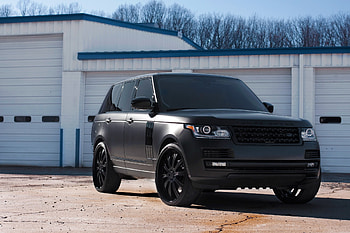 Range Rover, Land Rover, Cars, Black Matte HD wallpaper