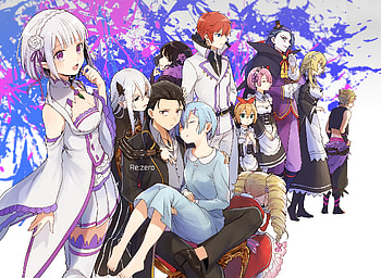 Rem (Re:zero), Anime, Re:zero Starting Life In Another World, Beatrice (Re:zero), Echidna (Re:zero), Elsa Granhiert, Emilia (Re:zero), Frederica Baumann, Garfiel Tinsel, Petra Leyte, Ram (Re:zero), Reinhard Van Astrea, Roswaal L Mathers, Subaru Natsuki HD wallpaper