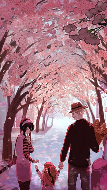 Spy X Family, Beautiful Nature, Family Trip HD phone wallpaper