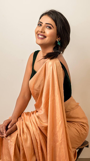 Sara Annaih, kannada actress, saree beauty HD phone wallpaper