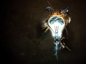 Abstract-Bulb, abstract, bulb HD wallpaper