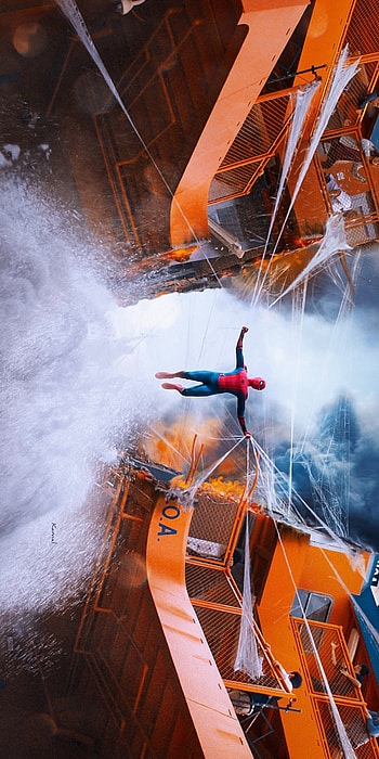 Spiderman, Spiderman no way home, art, marvel, Tom Holland, no way home HD phone wallpaper