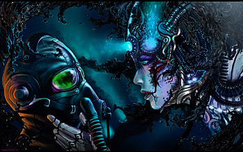 Welcome to my world, art, space, world, girl, warrior HD wallpaper