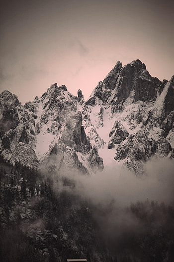 Nature, Mountains, Clouds, Snow, Vertex, Tops HD phone wallpaper
