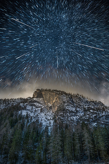 Nature, Mountains, Stars, Italy, Fireworks, Firework, Dolomites HD phone wallpaper