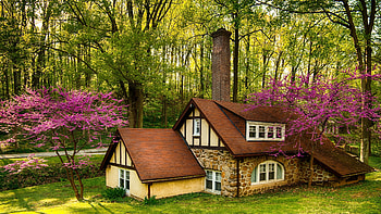 Country house, Beautiful backgrounds, Architectural grace, Home sweet home HD wallpaper