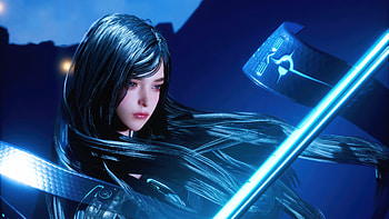 Stellar Blade — Neon Blade Valkyrie, Video Game HD wallpaper