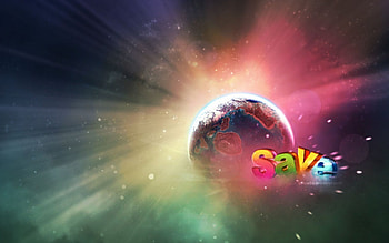 Let's save it., earth, planet, save HD wallpaper