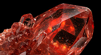 Stunning Quartz: Ultra Glow, quartz, crystal, gemstone, red, Mineral HD wallpaper