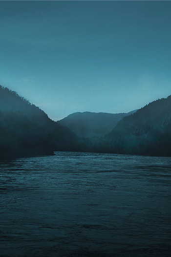 Nature, Rivers, Trees, Twilight, Fog, Dusk HD phone wallpaper