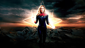 The Marvels Brie Larson , the-marvels, captain-marvel, 2023-movies, movies, artwork, artist, superheroes HD wallpaper