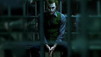 The Dark Knight Joker , resolution, Heath Ledger's iconic portrayal, Batman vs Joker HD wallpaper