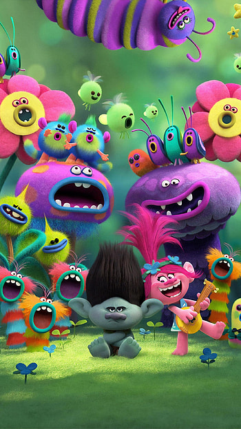 Trolls (2022) movie HD phone wallpaper