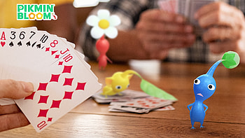 Pikmin Bloom : Playful Pikmin Card Game Moment, Pikmin HD wallpaper